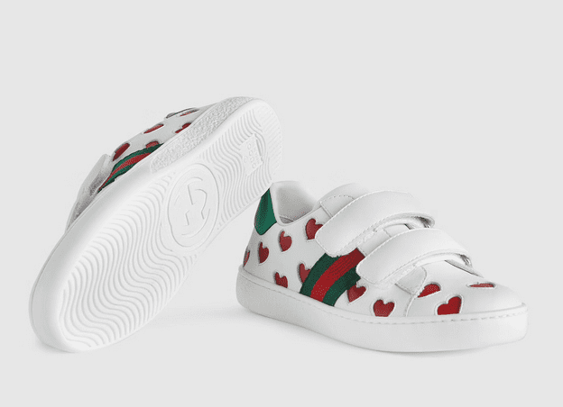 Children’s Ace Sneakers With Hearts