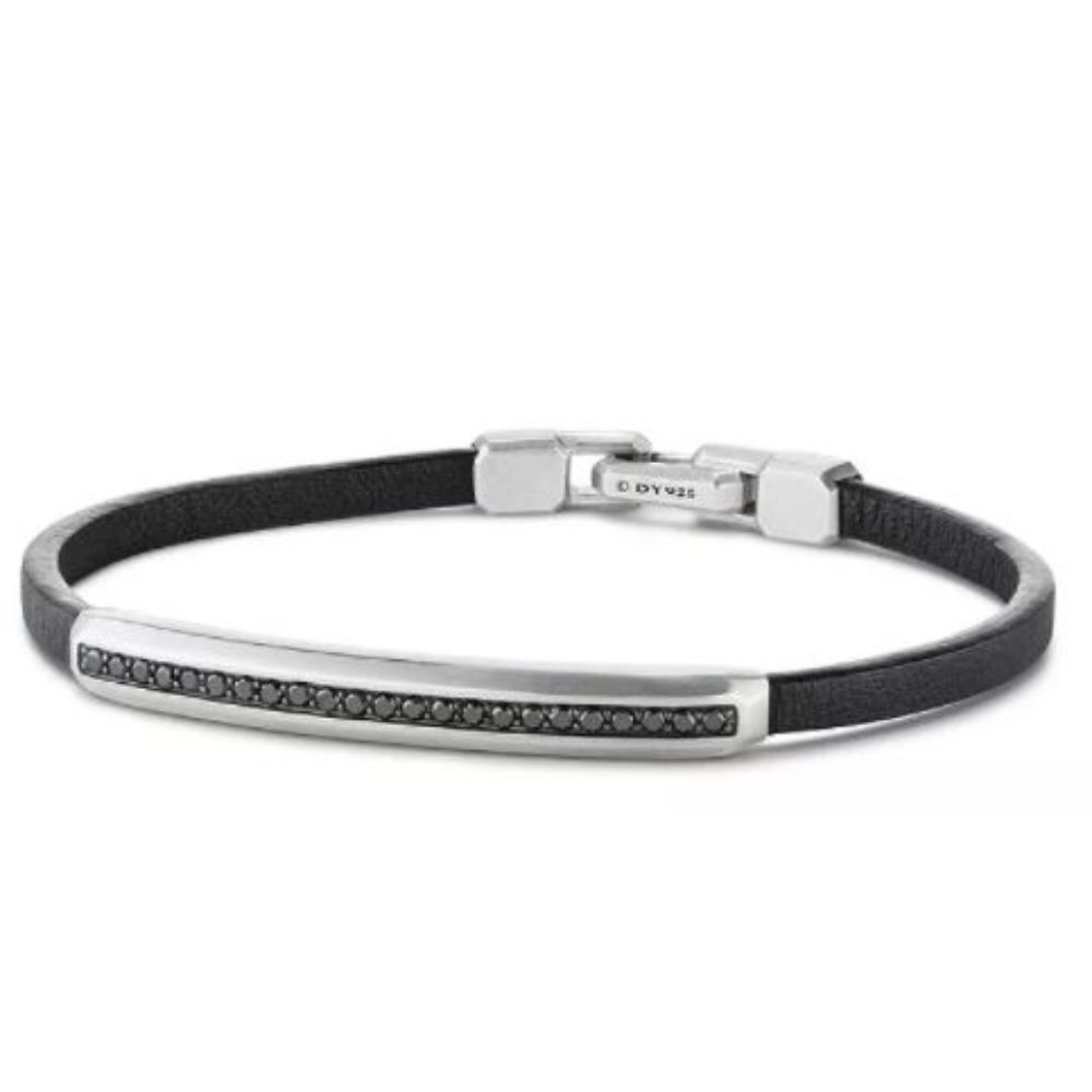 David Yurman Men’s Leather Bracelet