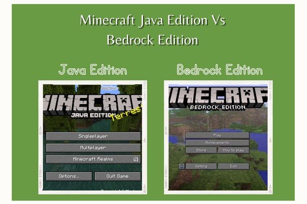 Minecraft Java Edition Vs Bedrock Edition